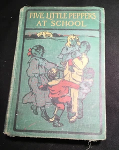 1903 FIVE LITTLE PEPPERS AT SCHOOL, MARGARET SIDNEY - Bild 1 von 4