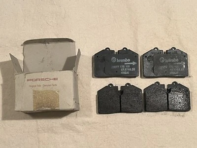Genuine Porsche #965.352.939.04 911 964 968 1974-1995 OEM Front Set Brake Pads Foto 1 de 4