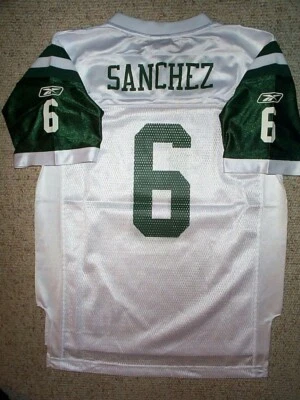 Camiseta deportiva REEBOK New York NY Jets Mark Sanchez NFL jóvenes niños niños (L-LG-GRANDE) Foto 1 de 3