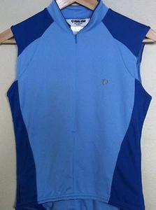 PEARL IZUMI Womens Cycling Vest SMALL S BLUE Pockets - Picture 1 of 10