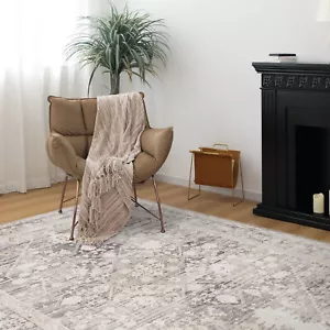Extra Large Rugs Beige Khaki Beautiful Neutral Floor Carpet Diamond Hall Runners - Picture 1 of 17