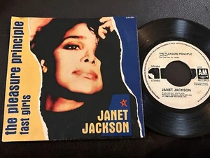 JANET JACKSON The Pleasure Principle 1986 MEXICO 7" PROMO 45 Hip Hop - Picture 1 of 5