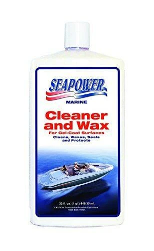 TR INDUSTRIES Seapower SQ-32 Marine Cleaner And Wax With Carnauba Silicone Oz. Automotive