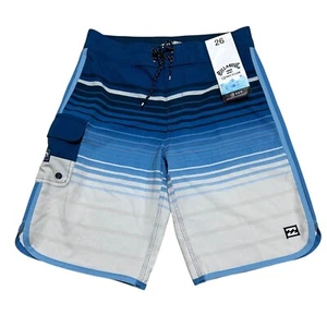 Billabong Big Boys Size 26 (L/12) Blue Stripe Pro Recycler Board Shorts Swim NWT - Picture 1 of 8