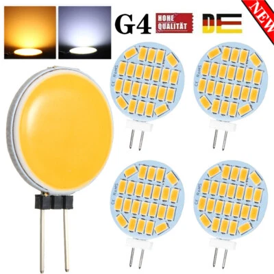 8/12× G4 LED COB 12W Lampen Super Hell Leuchtmittel Warmweiß Birne AC/DC 12V DHL - Bild 1 von 4