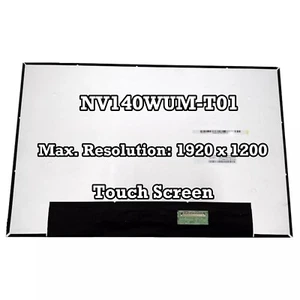 NV140WUM-T01 LCD LED Screen 14" FHD+ 1920x1200 Display New Panel Replacement 40P - Picture 1 of 2