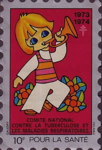 FRANCE - 1973 - GRANDE VIGNETTE 10F - 43e CAMPAGNE. - Picture 1 of 1