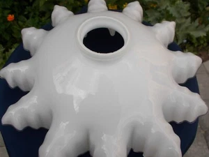 French Glass Pendant Lamp Light Shade Belle Époque, circa 1910 - Picture 1 of 8