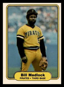 1982 Fleer Bill Madlock #485 Pittsburgh Pirates Near Mint NM - Picture 1 of 2