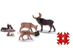 LEMAX VILLAGE WILD ANIMALS, SET OF 5 - ITEM # 92771 NIP - Picture 1 of 1