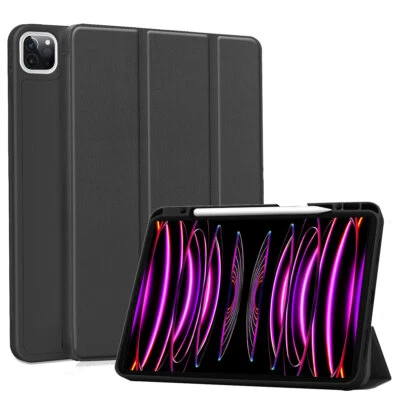 Funda para iPad Pro 12,9 pulgadas (6.ª generación) 2022 Folio Cuero Soporte Smart Cover Foto 1 de 4