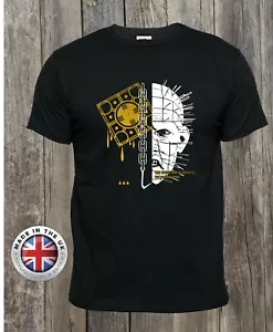 Hellraiser T shirt Pinhead Horror 'Such delights' black ,unisex+ladies fitted - Picture 1 of 8