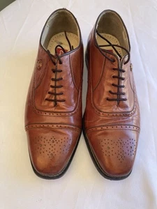 Balesares Genuine Leather Brown Men’s Shoes In Size Uk 9 - Picture 1 of 11