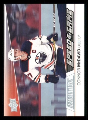 2021-22 Upper Deck Credentials Speed of the Game #SG1 Connor McDavid - Image 1 of 2