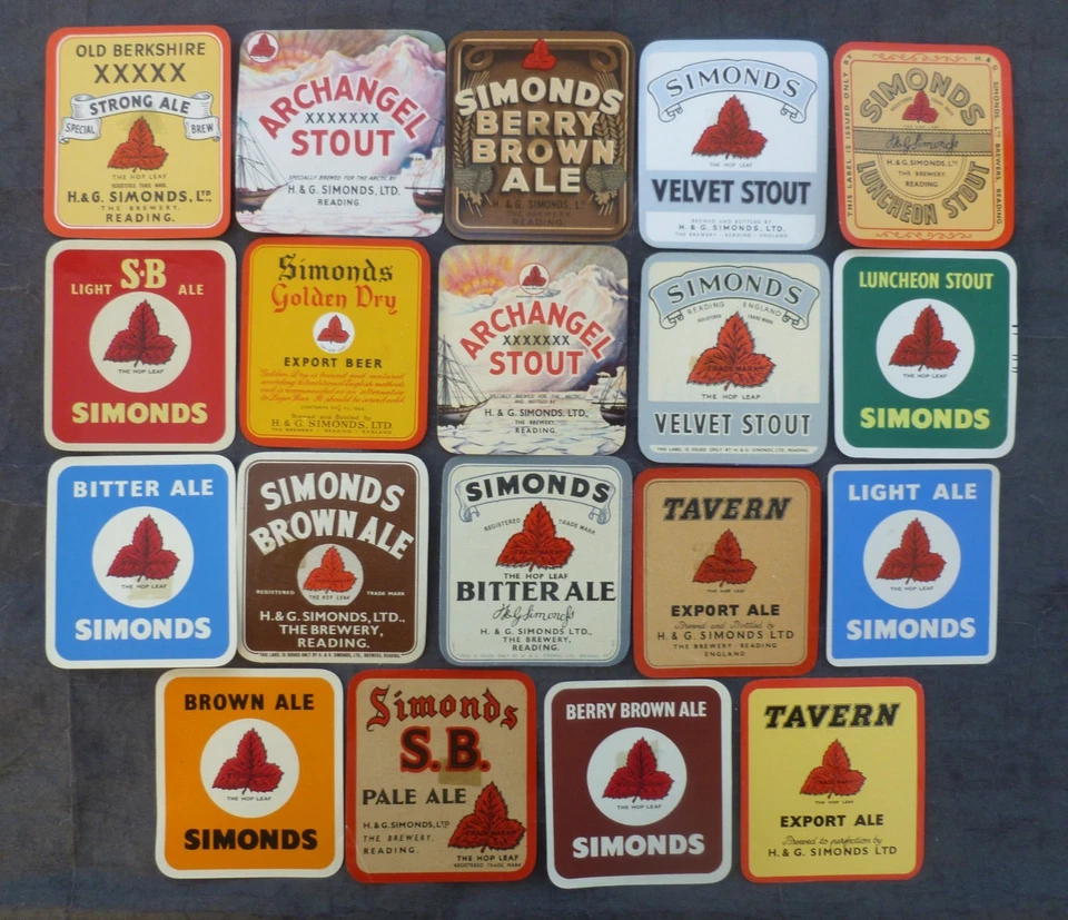 x19, Beer Labels, Reading, Berkshire ( H. & G. Simonds, Brewers ) - Image 1 of 1
