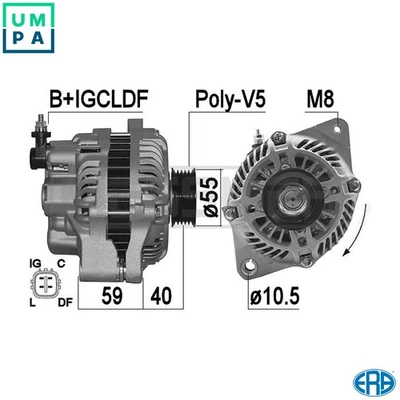 ALTERNATOR 209500A FOR SUZUKI GRAND/VITARA/II/XL-7/ESCUDO/SUV/NOMADE SWIFT/III - Image 1 of 4