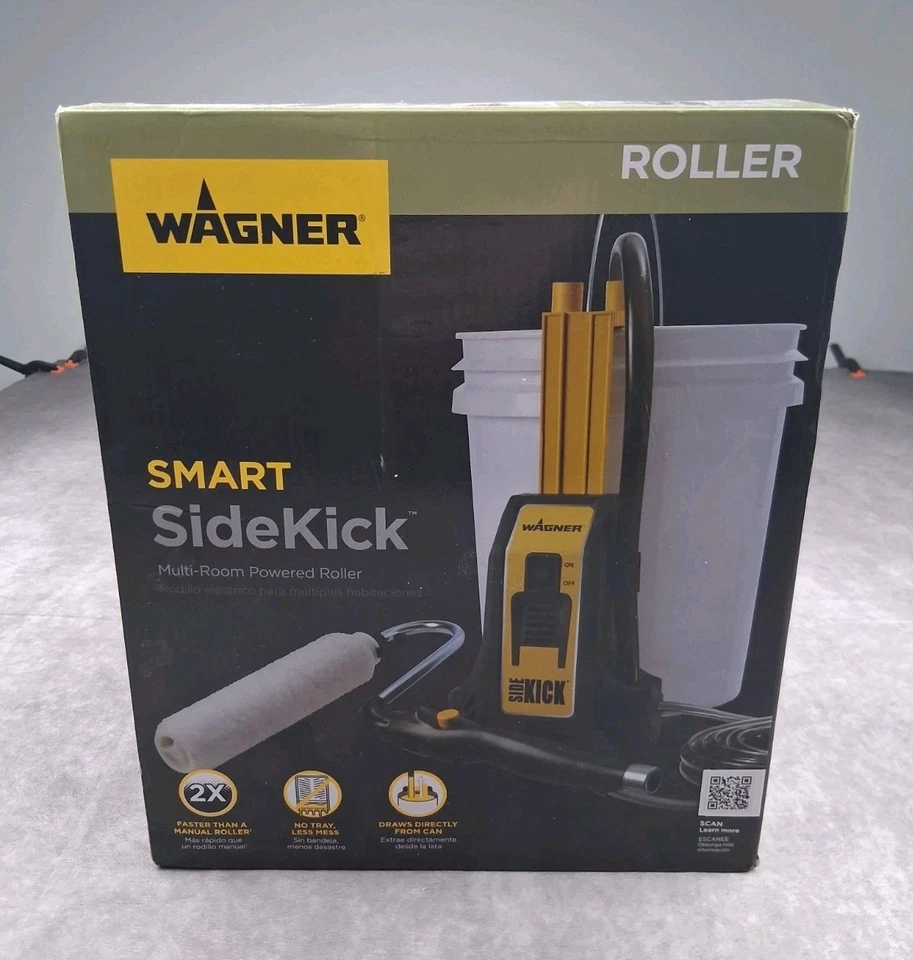 Rodillo eléctrico multihabitación Wagner Smart SideKick pintura continua nuevo caja abierta Foto 1 de 4