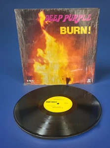 DEEP PURPLE Burn DSDR Music 1980 Vinyl LP In Shrink - Picture 1 of 5