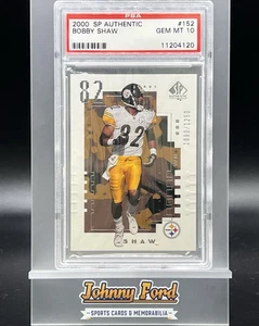 2000 SP Authentic Bobby Shaw Future Watch Rookie #1090/1250 PSA 10 Steelers #152 - Picture 1 of 2