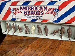 Marx American Heroes- Colonel Roosevelt and Roughriders Spanish American War Set - Picture 1 of 7