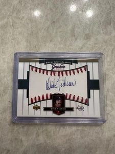 2003 Upper Deck Sweet Spot Classic Yankees Greats Dick Tidrow SP Auto Card YG-DT - Picture 1 of 4
