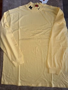 NIKE MICHIGAN Wolverines Football Mock Turtleneck Yellow XL NWT - Picture 1 of 3