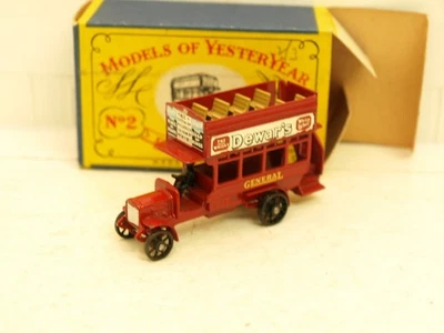 Autobús Matchbox de antaño Y2-1 tipo B de Londres. Foto 1 de 4