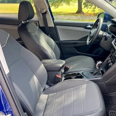 FOR 2022-2024 VW VOLKSWAGEN TAOS MOTOPTES CUSTOM CAR SEAT LEATHER COVERS - Image 1 of 4