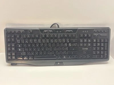 Logitech G110 Gaming USB Wired Keyboard Y-U0007 820-002713 - Image 1 of 4