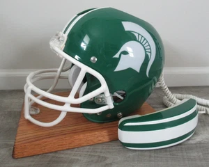 Michigan State Spartans VTG Nardi Riddell Football Helmet Telephone Phone NCAA - Picture 1 of 20