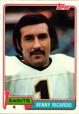 1981 Topps - Benny Ricardo #306 - Saints - Image 1 of 2