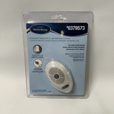 Harbor Breeze Universal Ceiling Fan & Light Wireless Remote #0379573 - Image 1 of 3