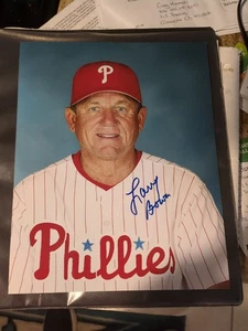 Larry Bowa Signed PHILADELPHIA PHILLIES 8X10 Photo  - Picture 1 of 1