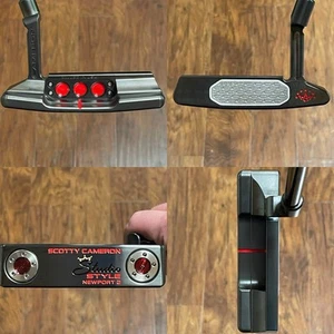 Scotty Cameron Studio Style Newport 2 Putter - 2025 - New - Xtreme Dark - Red - Picture 1 of 10