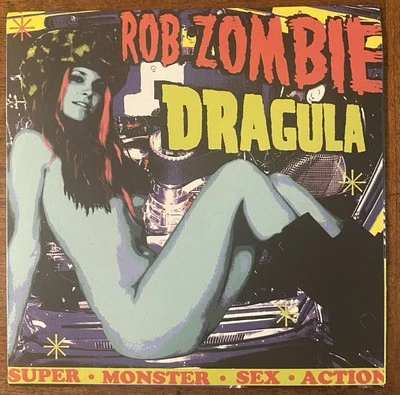 ROB ZOMBIE Dragula 1998 Geffen PROMO Only 7" Super Monster Sex Action 45 WHITE Foto 1 de 4