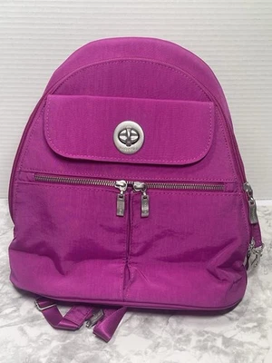 NUEVA Mochila Convertible Baggallini Naples Rosa Magenta Ranuras para Tarjetas RFID Foto 1 de 4