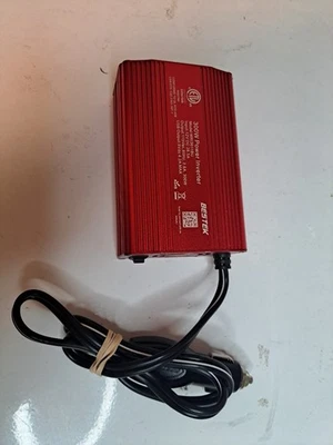 BESTEK 300W Car Power Inverter DC 12V to 110V AC with 4.2A Dual USB Tested Works - Image 1 of 4