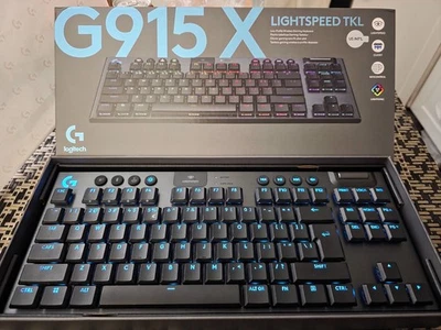 Logitech G915 X LIGHTSPEED TKL - with blue clicky switches - Image 1 of 4