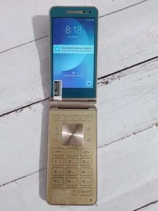 Samsung Galaxy Folder2 SM-G160N SM-G1650W Android 16GB Unlocked Good Condition - Picture 1 of 20