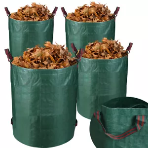 4X Gartensack Laubsack Gewebesack Garten XXL Sack Behälter Gartentasche 272L - Bild 1 von 8
