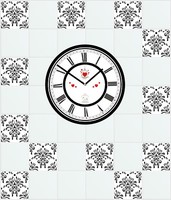 Azulejo de mosaico de cocina Estampado Tonos Marrón Pegatinas Transferencias 150mm//6 pulgadas BB1