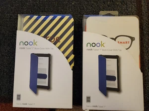 LOT of 2 - NOOK Tablet 7" Covers (Barnes & Noble) Book Smart & Carpe Diem - Picture 1 of 3