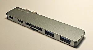 OneOdio Freegene MacBook USB C Hub Typ C Adapter TYSIX-1-DE-A - Bild 1 von 3