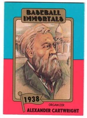 Alexander Cartwright 1980 TCLM Baseball Immortals Trading Card # 15 - Image 1 of 2