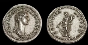 DOMITILLA Diva Augusta Denarius 82-3 AD TITUS & DOMITIEN Sister ,VESPASIAN Daugh - Photo 1 sur 12