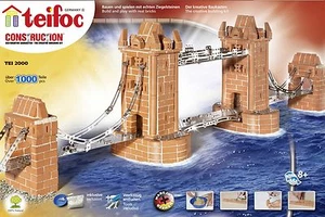 London Tower Bridge Teifoc TEI200 Building Construction Brick Mason Eitech Model - Picture 1 of 6
