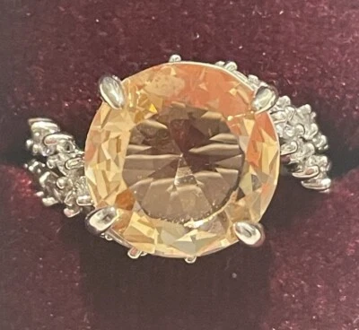 Anillo Bomb Party RBP Melocotón Cuarzo Vid Talla 6 Nuevo Con Etiquetas Foto 1 de 3