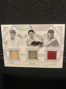 2023 Panini Flawless Joe McCarthy/Dom DiMaggio/Herb Pennock Triple Patch /25 - Picture 1 of 2