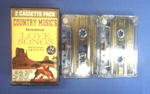 Las mejores canciones de amor de la música country varios artistas - cinta de casete - Imagen 1 de 2