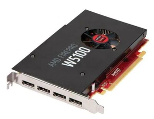 AMD FirePro W5100 4GB GDDR5X Quad Dp Port Video Graphics Video Card DisplayPort - Picture 1 of 6
